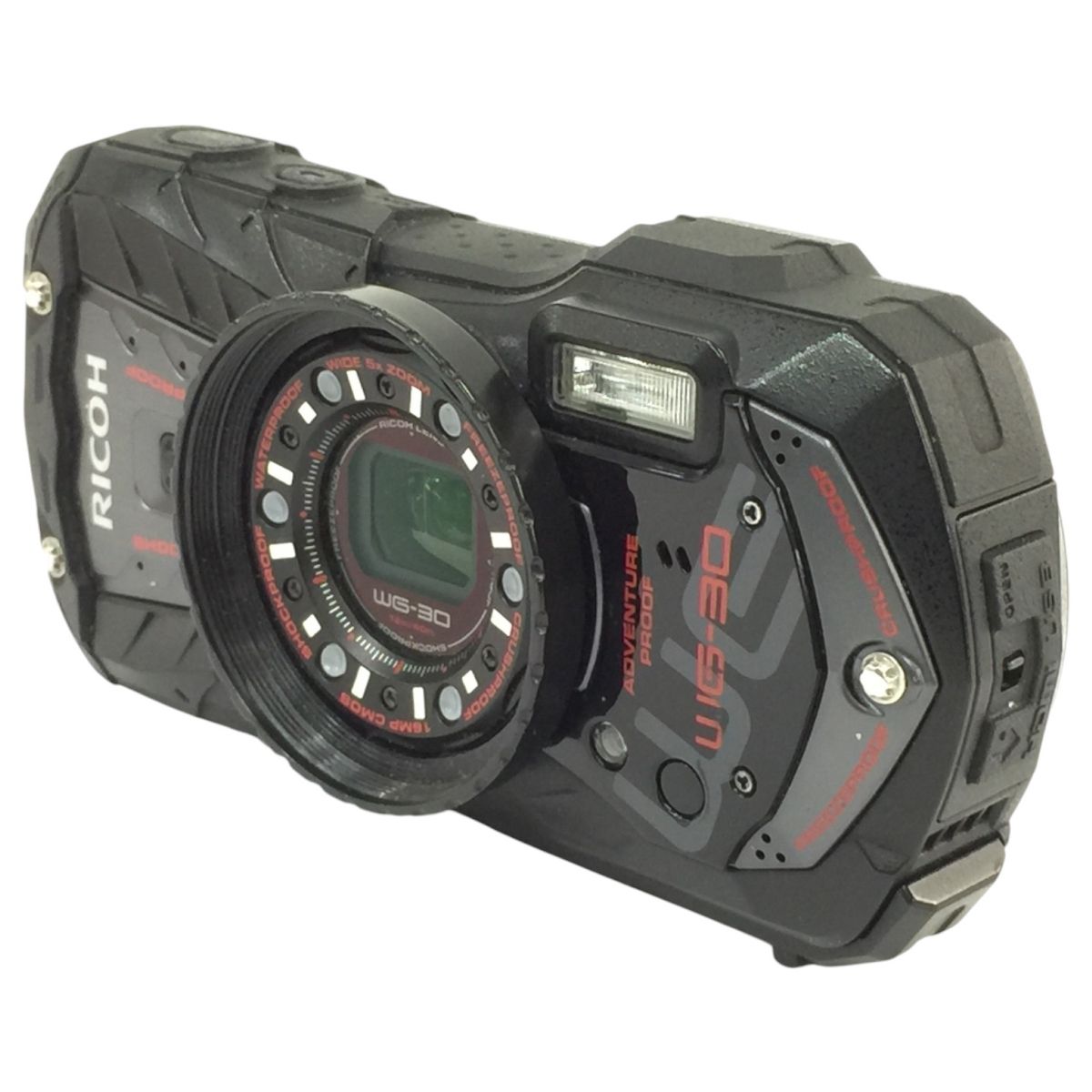 RICOH WG-30 W コンパクトデジタルカメラ コンデジ カメラ 撮影
