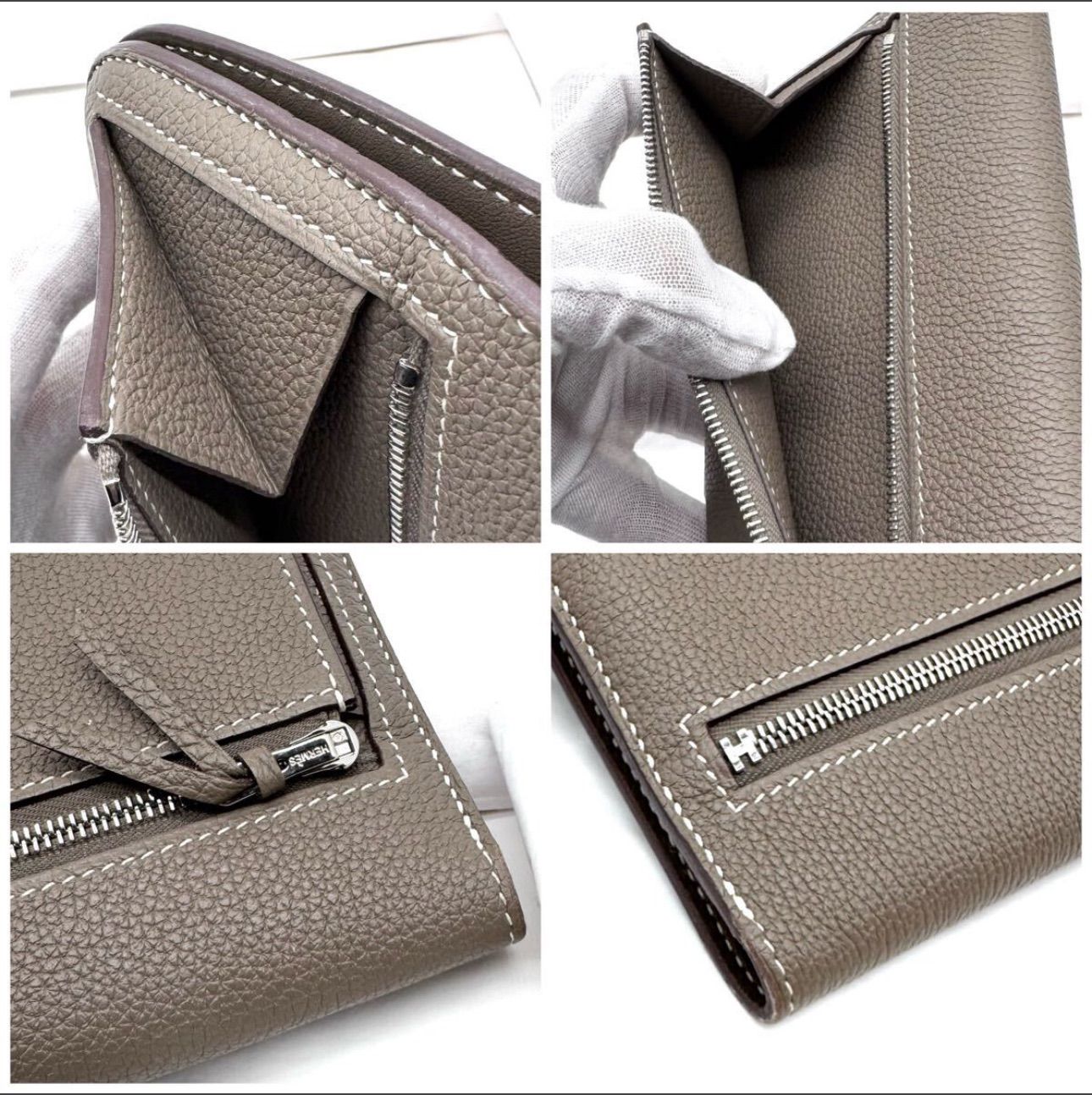 エルメス【ドゴンロング】人気カラー（エトゥープ） - メルカリ