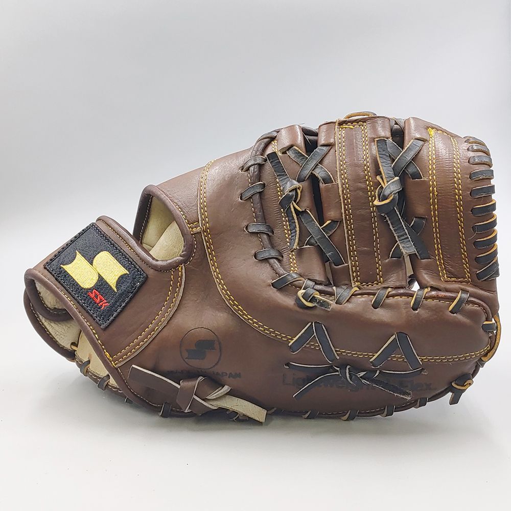 クリーニング済み】 SSK 軟式用 ファーストミット 型付け済み