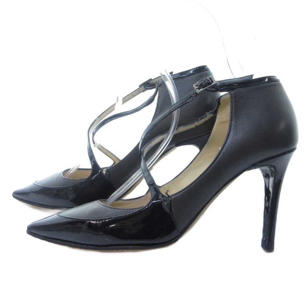 ジミーチュウ JIMMY CHOO アンクルストラップ パンプス シューズ