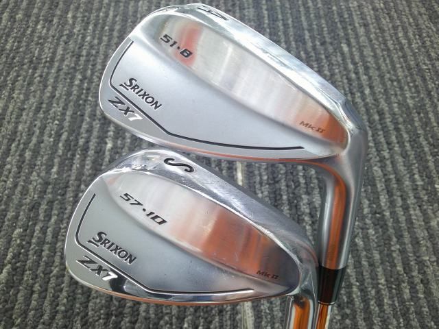 【中古ゴルフクラブ】ダンロップ　SRIXON　スリクソン ZX7 アイアン N.S.PRO 950GH DST　シャフト：N.S.PRO 950GH DST 中古 ウェッジ ダンロップ スリクソンZX7 Mk II 2本セット