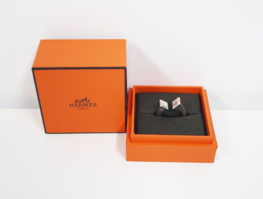  エルメス HERMES クルード フォルジュ GM シルバー 925 サイズ 55 ユニセックス ジュエリー リング 指輪 アクセサリー