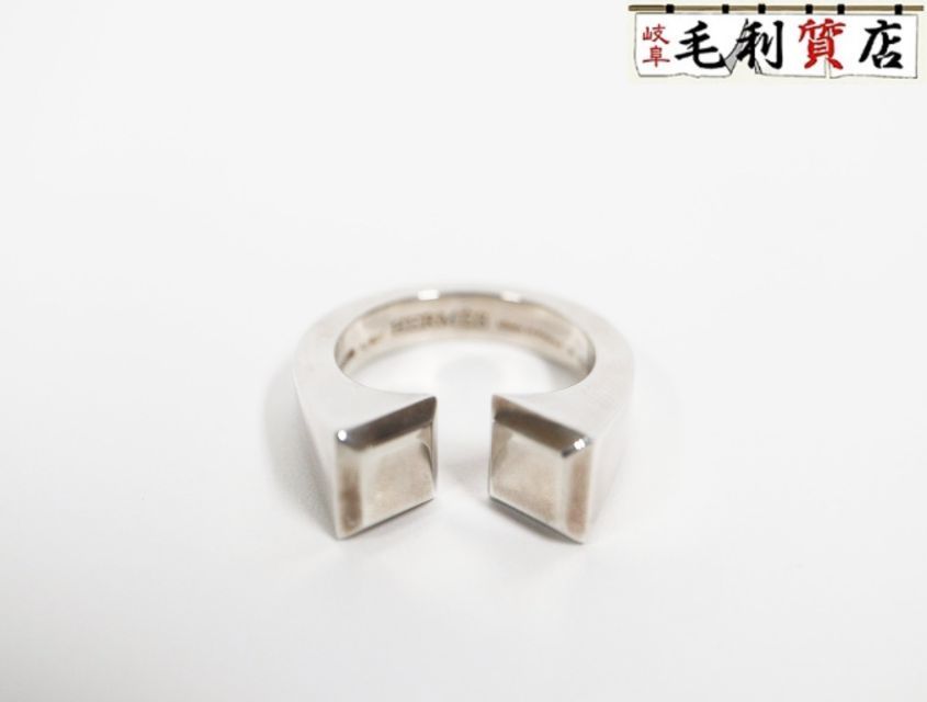 エルメス HERMES クルード フォルジュ GM シルバー 925 サイズ 55 ユニセックス ジュエリー