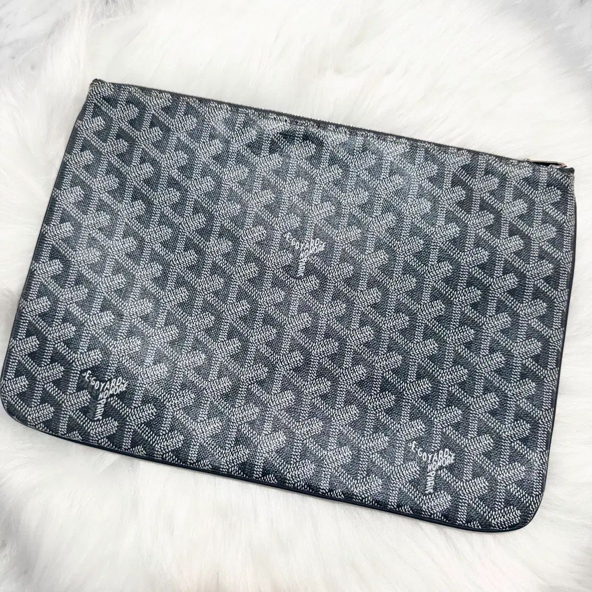 MM ゴヤール 瀬名 泉 クラッチバッグ グレー