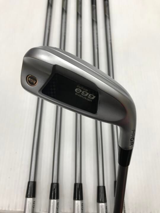 プロギア SUPER egg アイアン 2025 eggオリジナルカーボン Sフレックス アイアンセット