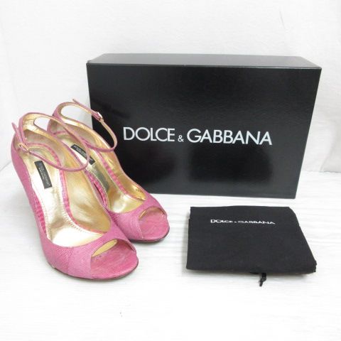ドルチェ&ガッバーナ ドルガバ DOLCE&GABBANA ハイヒール パンプス