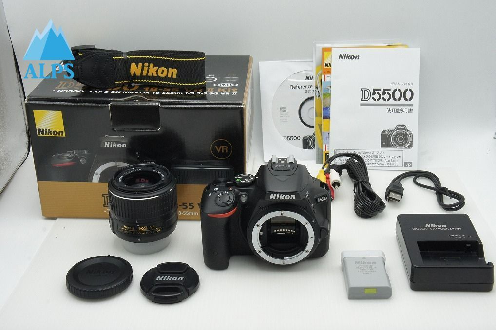 Nikon ニコン D 5500 ボディ AF-S DX 18-55 mm VR II デジタル一眼レフカメラ レンズキット 元 251217 l