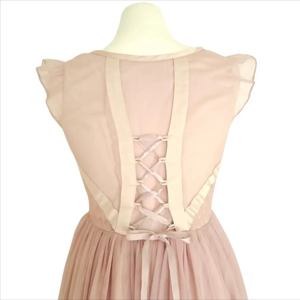  ジルスチュアート バレエコア ピンク シャチュール ONE PIECE s 長袖 七分袖 ミニワンピース