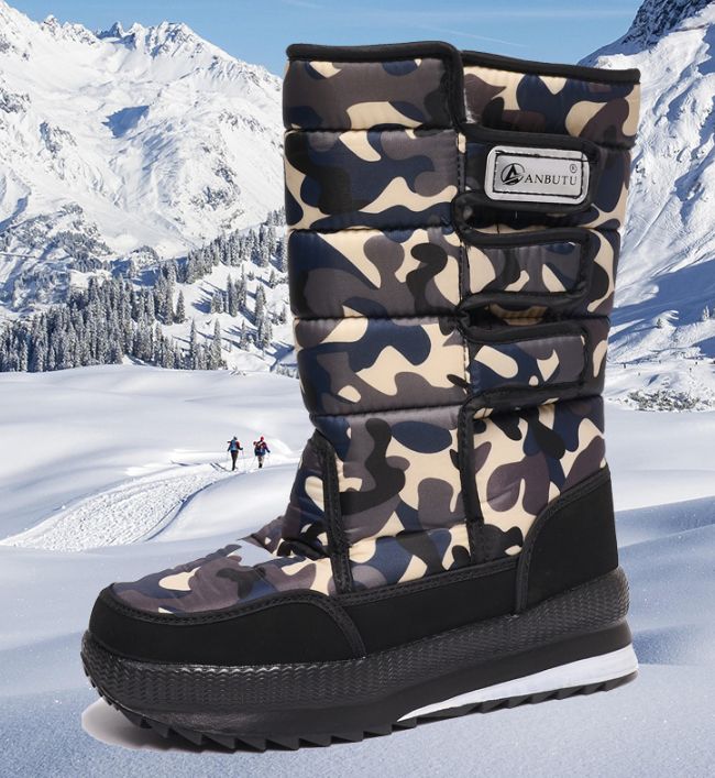 スノーブーツ メンズ 防寒 雪遊び 防滑 防水 裏起毛 大人 シューズ