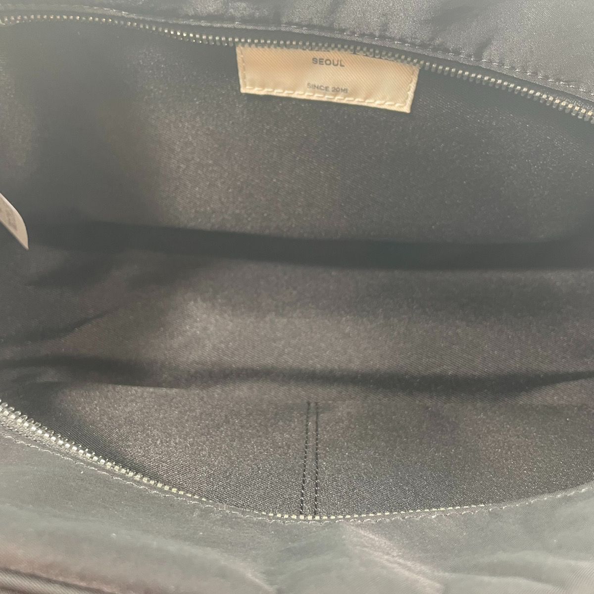 マーティン キム Matin Kim SPORTY TOTE BAG IN BLACK スポーティ