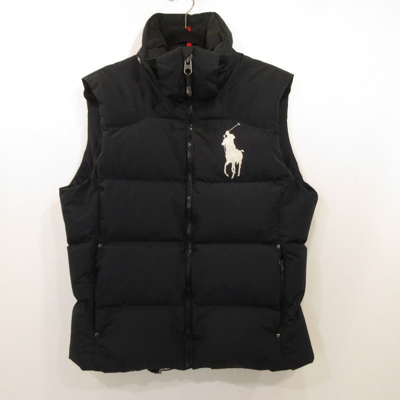 POLO RALPH LAUREN | ポロ ラルフローレン ダウンベスト ビッグポニー ブラック サイズ M 93