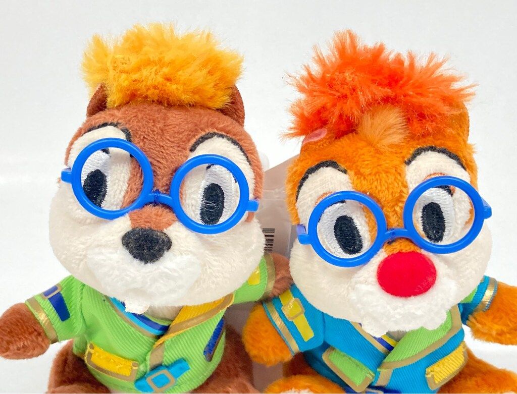 ポートディスカバリー チップとデール ぬいぐるみ 美品 Disney チップ＆デール ぬいぐるみ レア 海外限定 (Disney