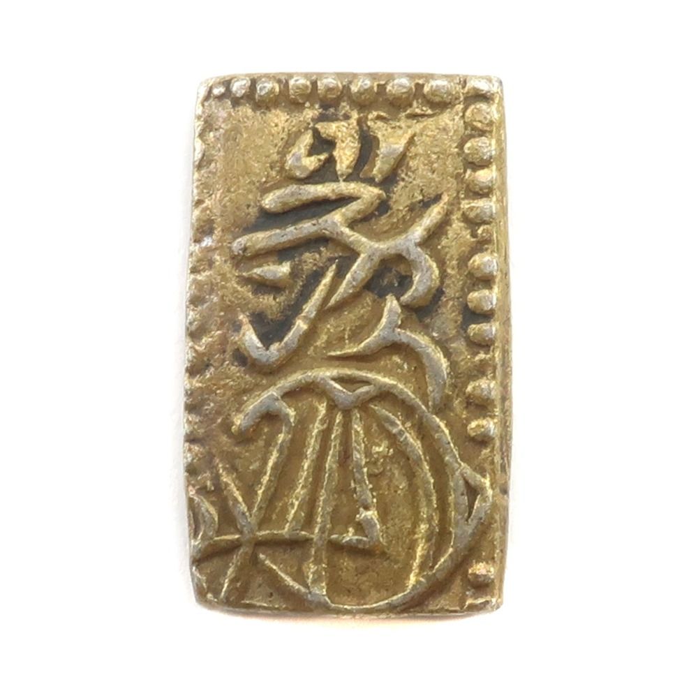 天保二朱金 二朱判金 _ 1.61 g 貨幣