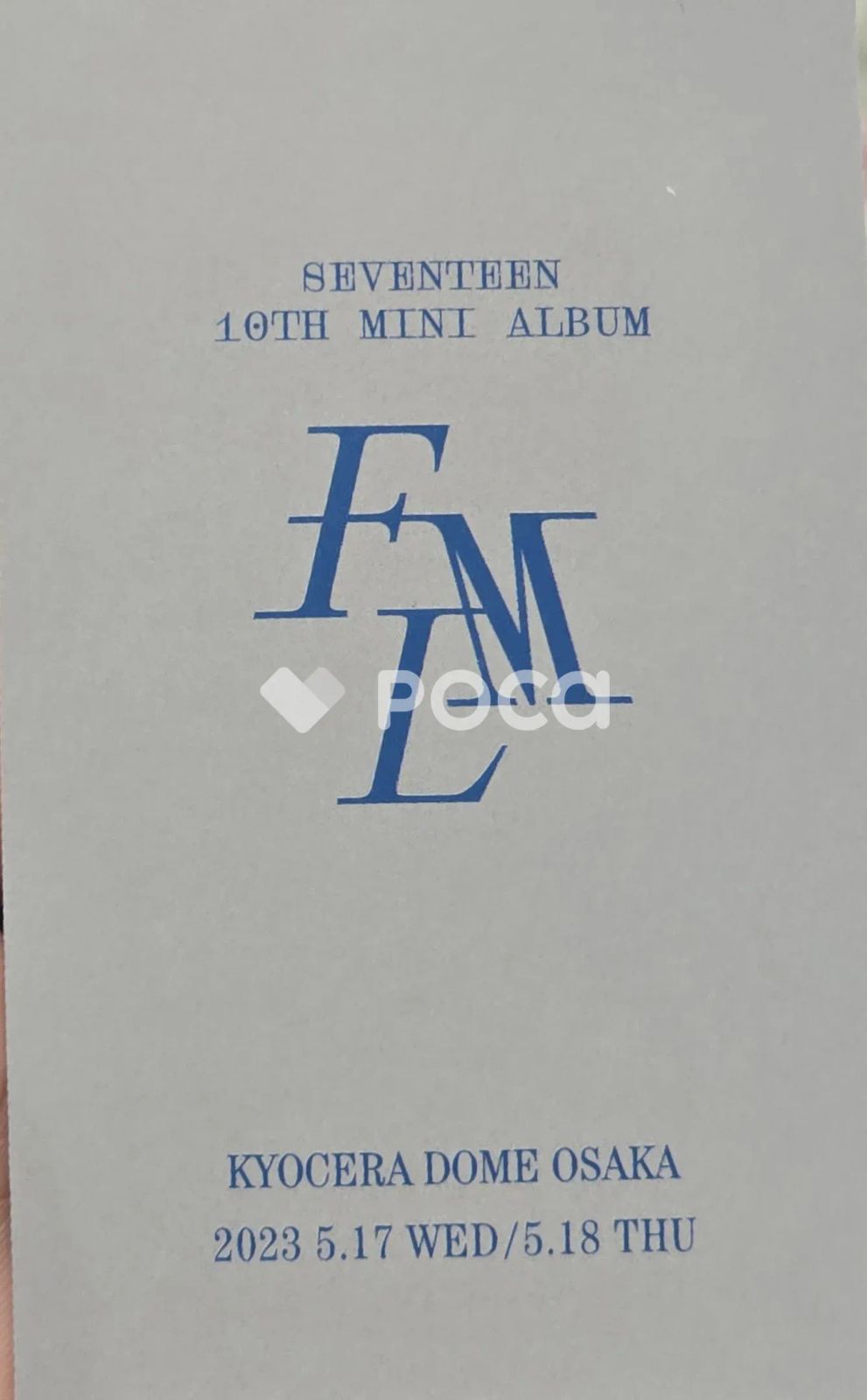 SEVENTEEN ジョンハン SEVENTEEN 2023 JAPAN FANMEETING LOVE IN OSAKA