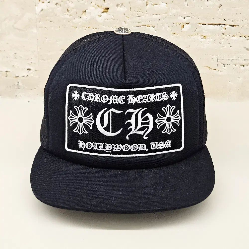 OS ♥ クロムハーツ ハリウッド ボールキャップ ブラック