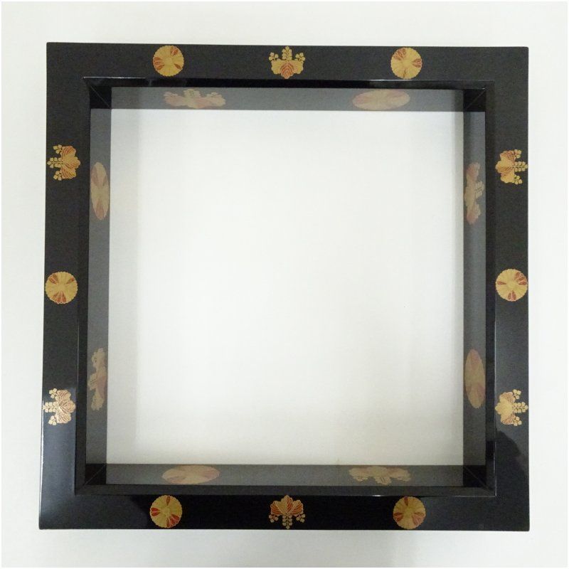 春象造 高台寺蒔絵炉縁（共箱） 茶道具 茶道 おしゃれ ろぶち 茶室