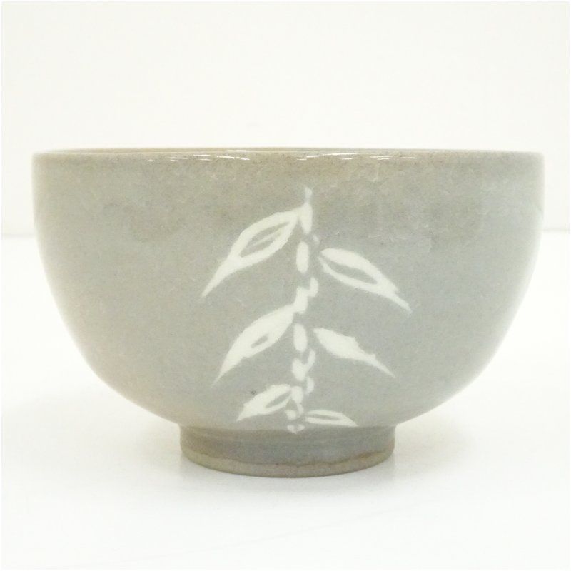 茶道具　高田焼　伝七窯　青木修造　茶入　仕覆付　共箱　V　R6603 高田焼 青木修造 象嵌入茶碗（共箱） 茶道 抹茶 おしゃれ 抹茶茶碗