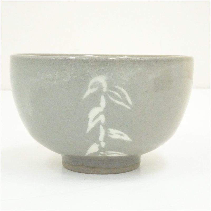 高田焼 青木修造 象嵌入茶碗（共箱） 茶道 抹茶 おしゃれ 抹茶茶碗