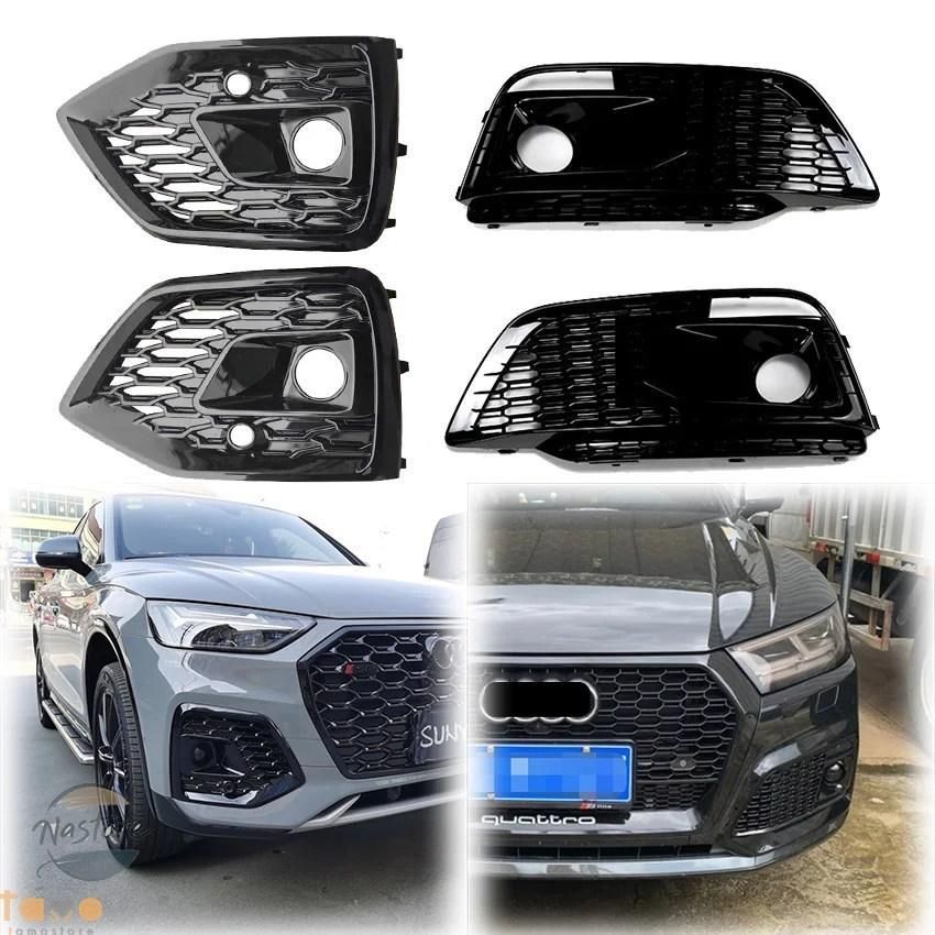 アウディ q 5 カバー フロントバンパー リップ グリル 2018-2020 2021年以降 s カスタムパーツ 部品 アクセサリー