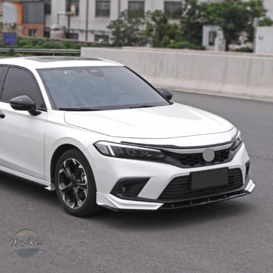 ホンダ カバー フロント キット バンパーリップスポイラー スプリッター ディフューザー ボディ チューニング ABS カナード