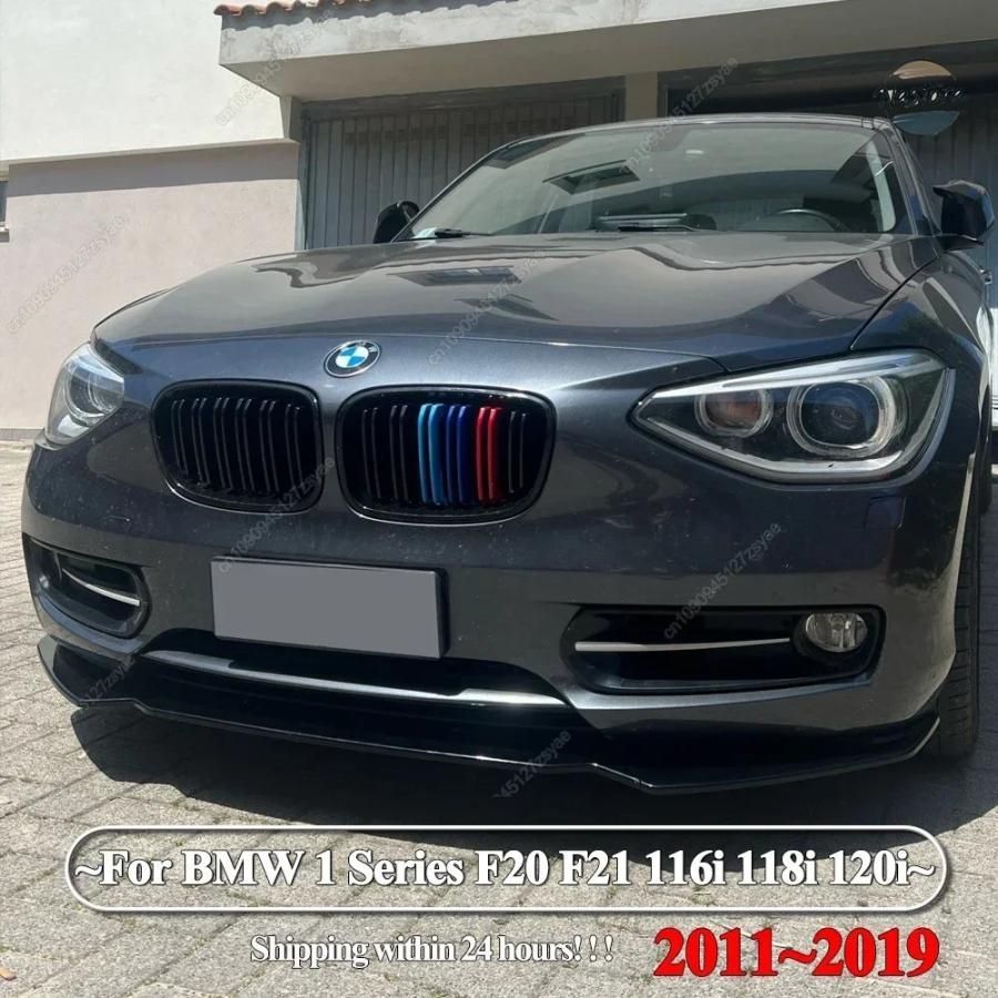 3 個フロントバンパーリップスポイラースプリッターディフューザーカバー BMW 1 シリーズ F 20 21 116 I 118 120 2011-2019
