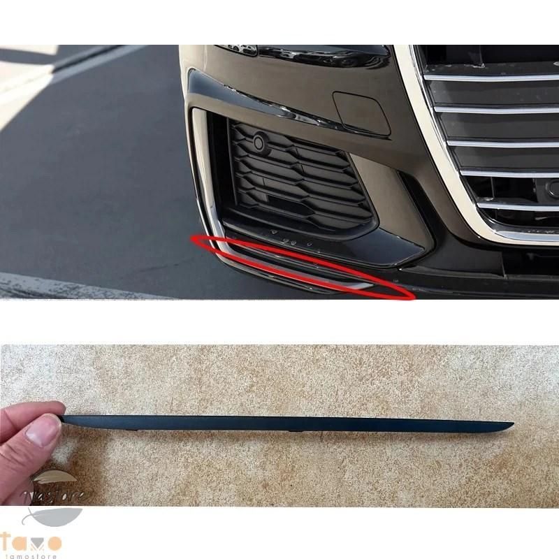 アウディ a 6 カバー フロントバンパー リップ スト sline s-line s c 8 avant 2019-21 カスタムパーツ 部品 アクセサリー