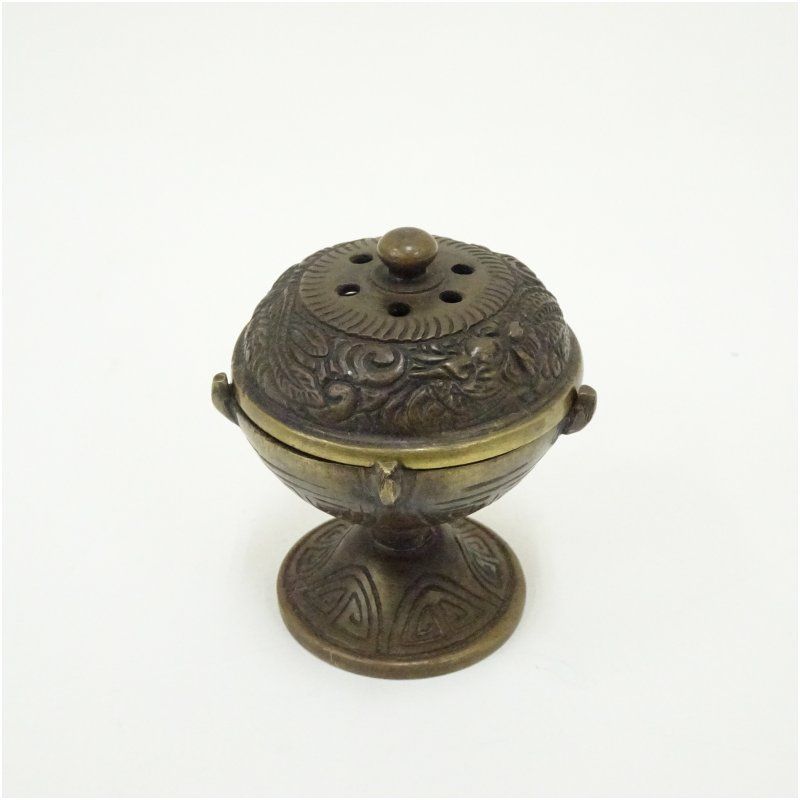 唐銅火舎蓋置 蓋置き 茶道 道具 茶道具 おしゃれ ふたおき 茶器 抹茶