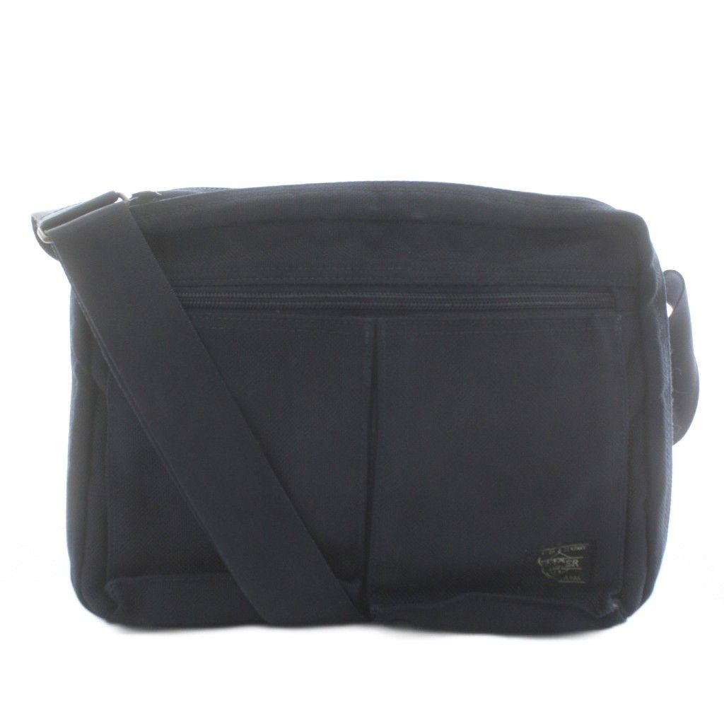 ポーター PORTER 吉田カバン ドラフト DRAFT ショルダーバッグ キャンバス ロゴ 紺 ネイビー |XZ GY 11