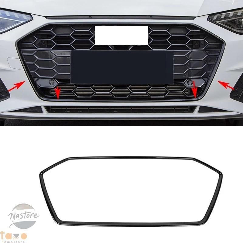 アウディ a 4 カバー フロントバンパー リップ グリル フォグランプ 2020 23 abs カスタムパーツ 部品 アクセサリー