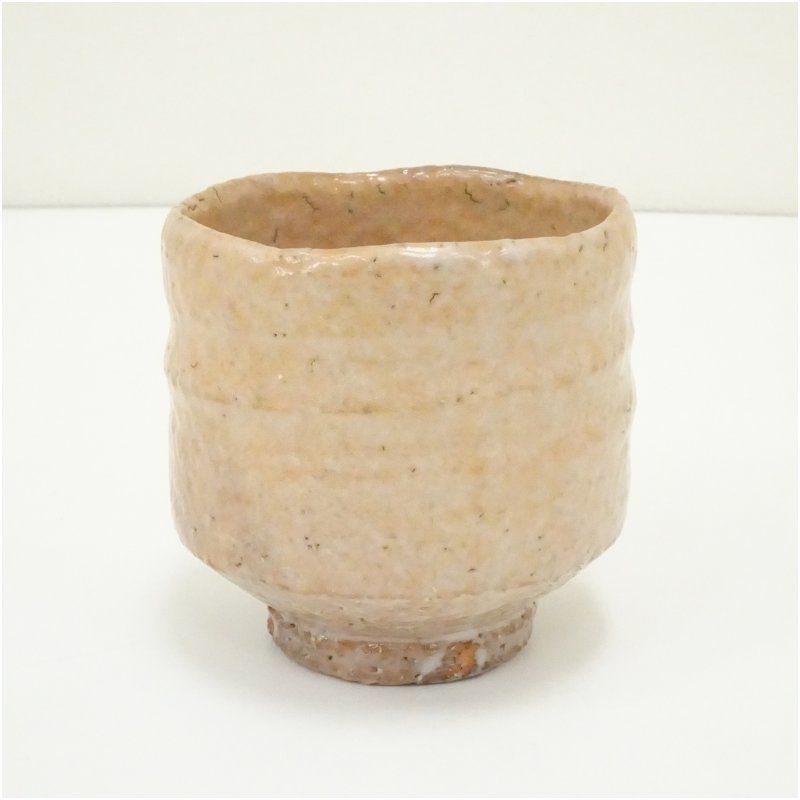 萩焼 椿秀窯 小野光臣造 筒茶碗 共箱 茶道 抹茶 おしゃれ 抹茶茶碗 抹茶碗 和食器 レトロ 茶器 骨董 茶わん 茶会 茶の湯 冬