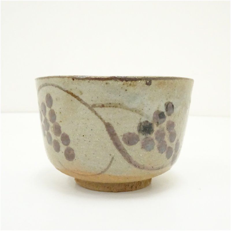 唐津焼 十二代 中里太郎右衛門窯造 絵唐津小茶碗（共箱） 茶道 抹茶