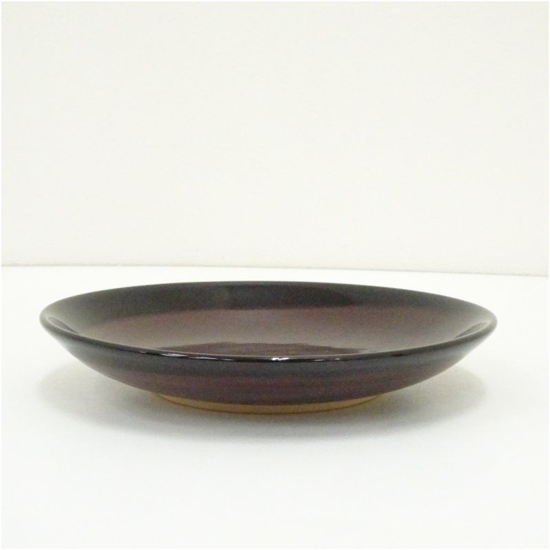 大樋焼 大樋年雄造 飴釉皿 共箱 食器 おしゃれ かわいい インテリア レトロ アンティーク プレート 居酒屋 カフェ 和食 洋食