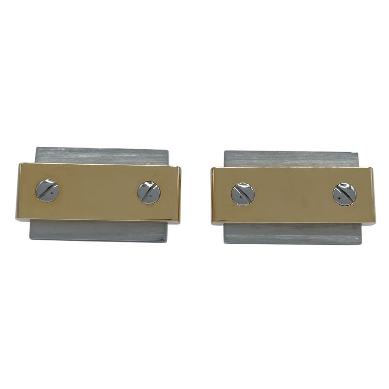 カルティエ Cartier サントスカフス ゴールドxステンレススチール K 18 SS ジュエリー