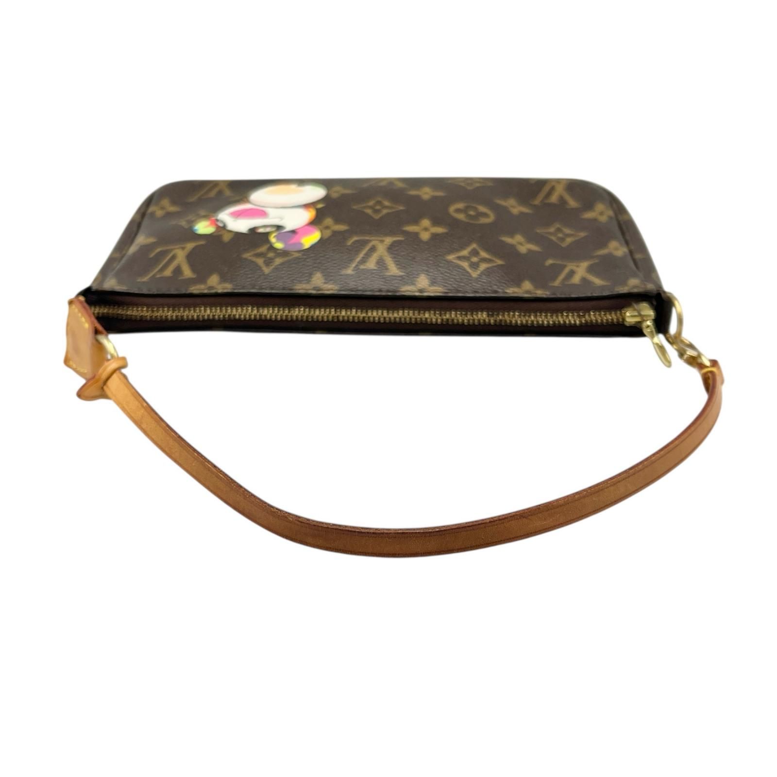 VUITTON ポーチ ルイヴィトン LOUIS VUITTON ポーチ ポシェット アクセソワール パンダ
