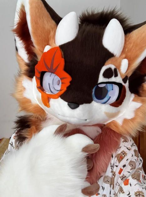 ☆ファースーツ 着ぐるみセット NO.330 犬 茶色 ケモノ ファースーツ