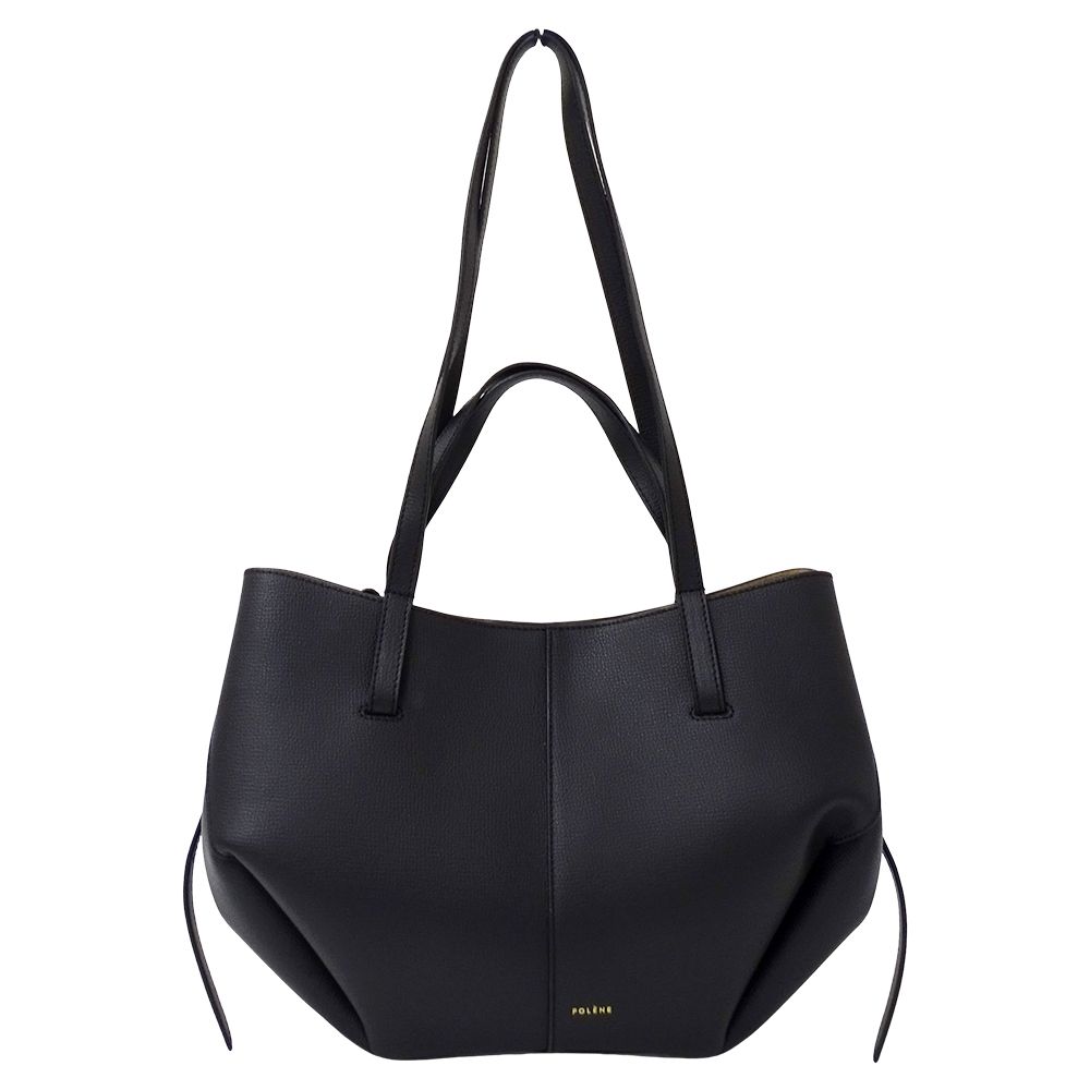 polene ポレーヌ トートバッグ　黒　肩かけ　2way ブラック polene ポレーヌ トートバッグ 黒 肩かけ 2way ブラック