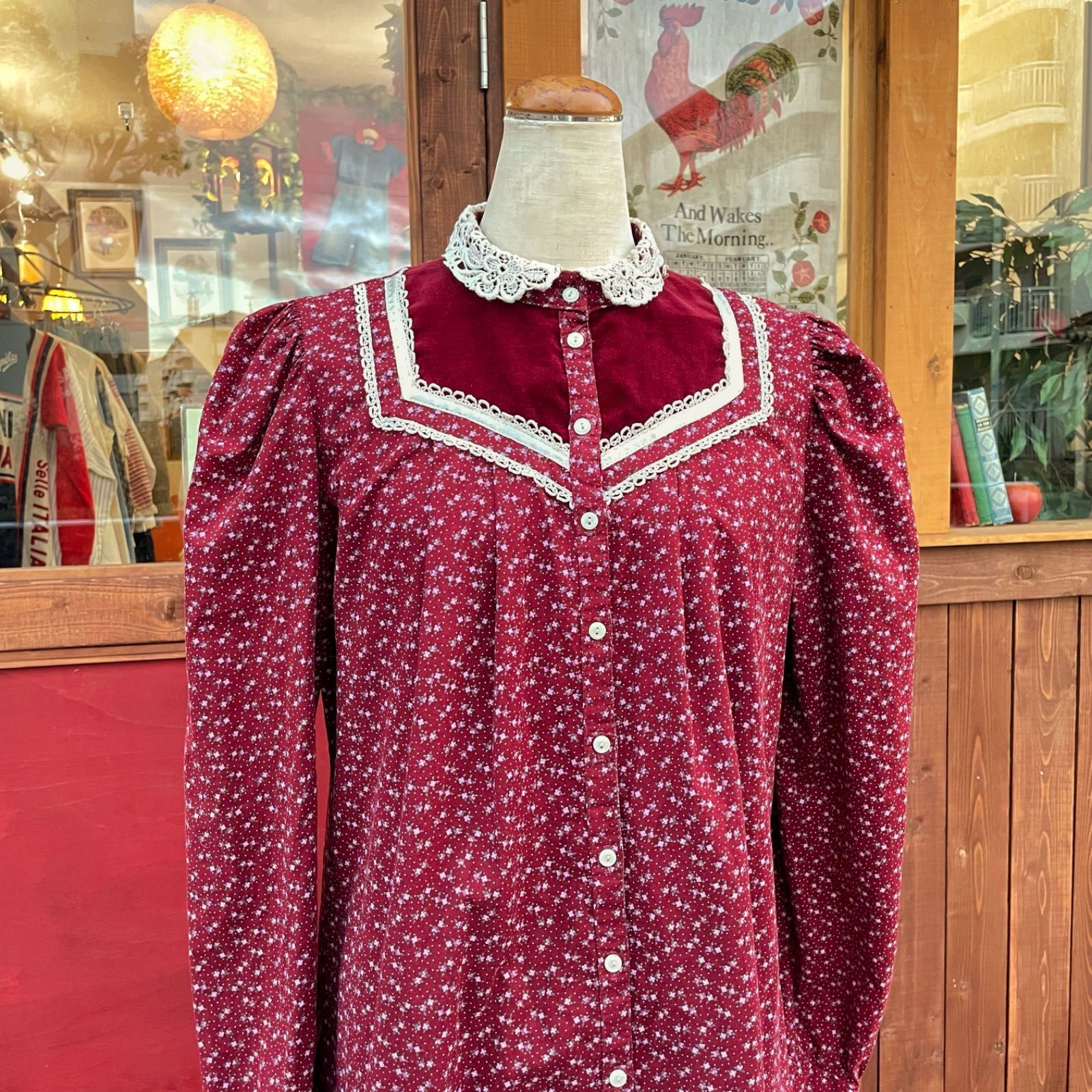 レディース GUNNE SAX vintage花柄ワンピース