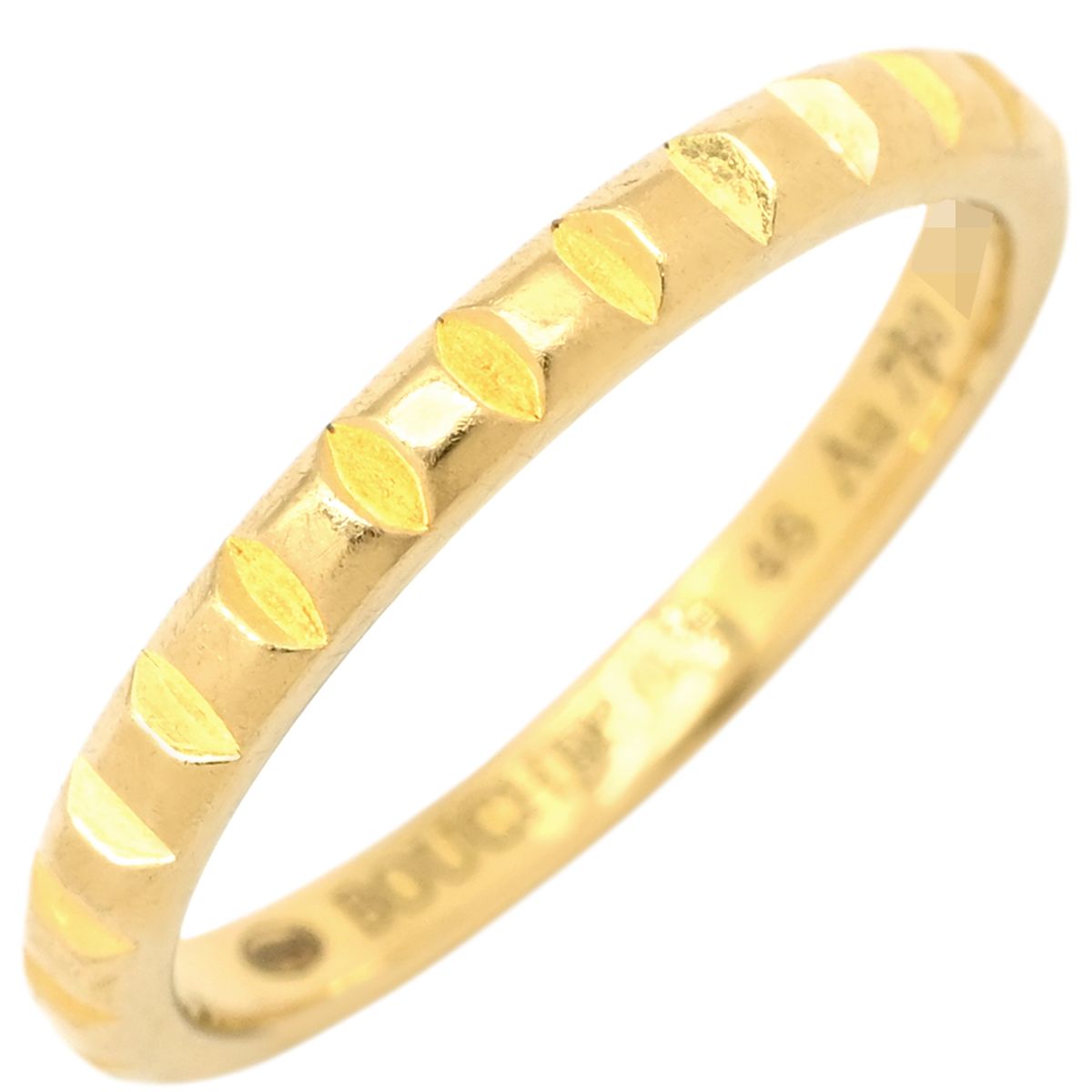 ブシュロン リング 指輪 キャトル クル ド パリ スモール イエローゴールド 46 JP 6 750 18 K 6号