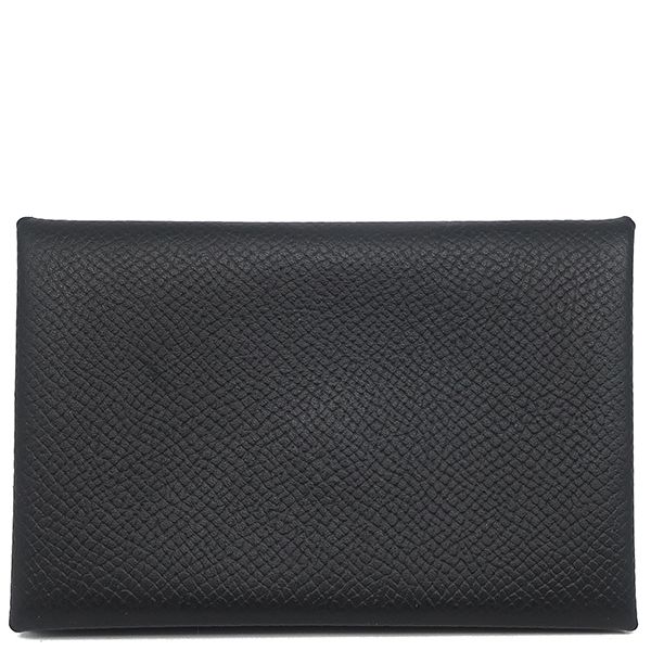 エルメス HERMES カルヴィ ケース 財布 ヴォーエプソン ヴォーエプソン レディース ブラック系 【中古】 エルメス HERMES カードケース カルヴィ ヴォーエプソン ブラック