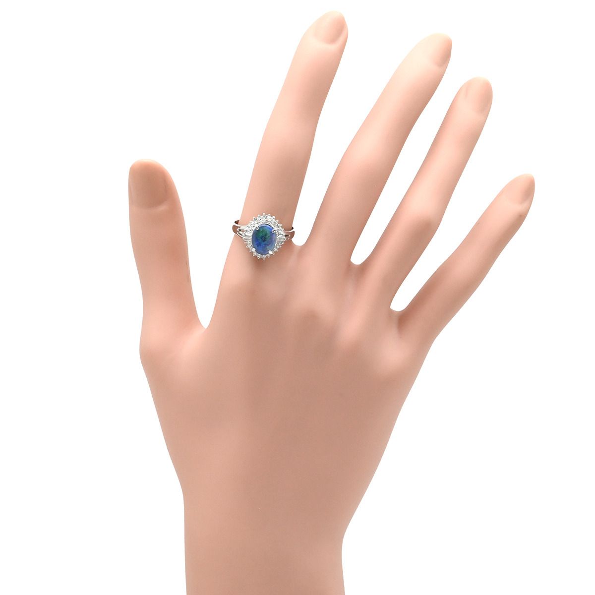 ダイヤモンドリング プラチナシルバー