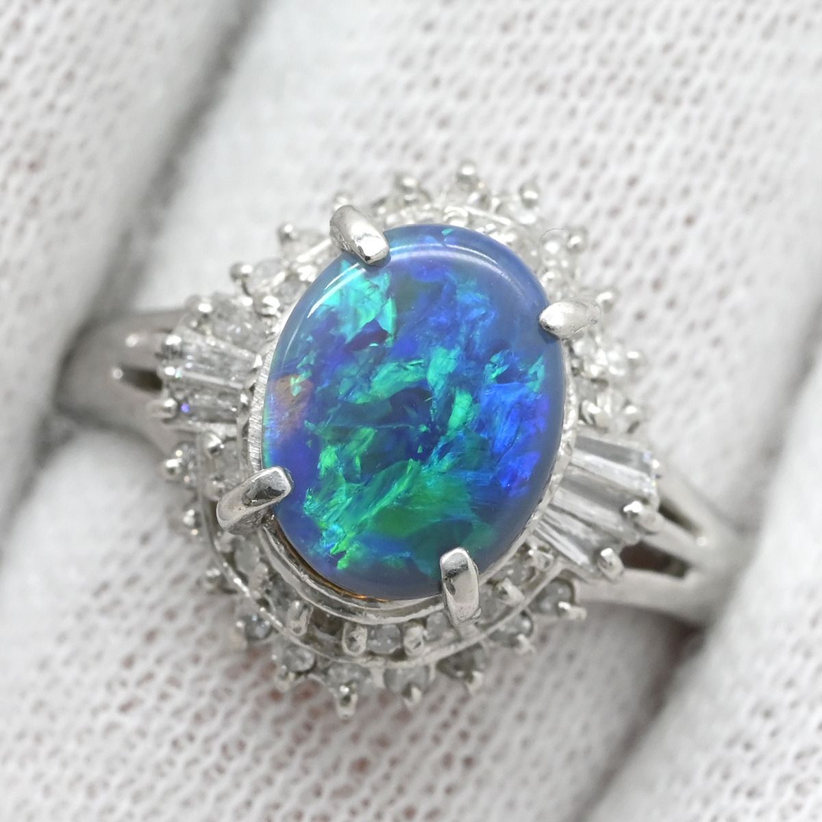 オーバルカット 1石