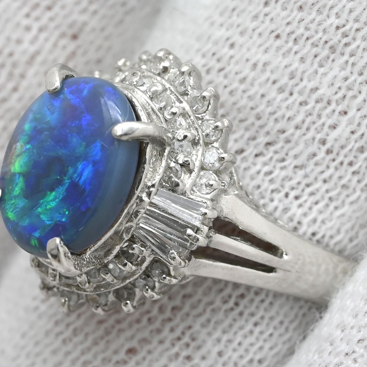 オーバルカット 1石