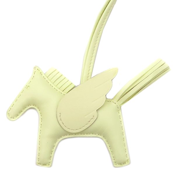 エルメス HERMES バッグチャーム ロデオPM ペガサス アニョーミロ ジョーヌミルトン 黄色 ソーイエロー B刻印 2025年製 箱