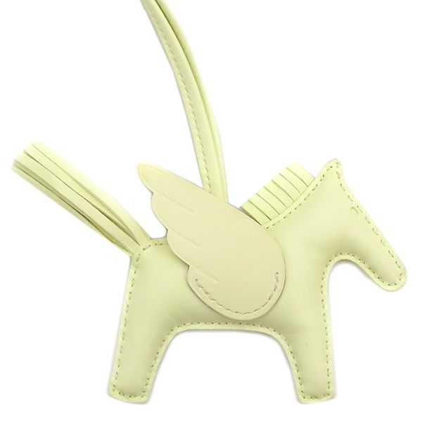 エルメス HERMES バッグチャーム ロデオPM ペガサス アニョーミロ ジョーヌミルトン 黄色 ソーイエロー B刻印 2025年製 箱