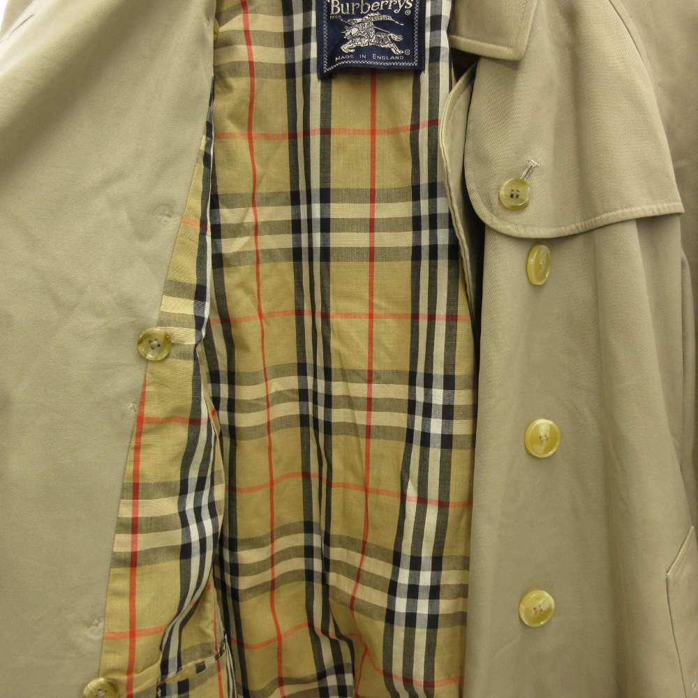 ■ BURBERRYS バーバリーズ トレンチコート ノバチェック ビンテージ バーバリーズ ノバチェック ビンテージ ロング トレンチコート - メルカリ