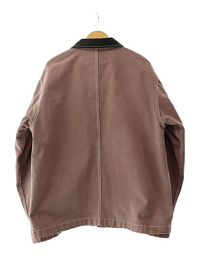 ステューシー STUSSY Brushed Moleskin Chore Jacket ロゴ刺繍
