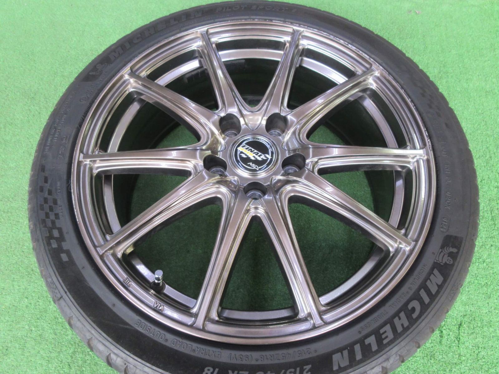 ＭＩＤ ファイルスピードＧＲボルト ハイメタブロンズ 7 J-18 5 H 114.3 48 パイロットスポーツ5付き