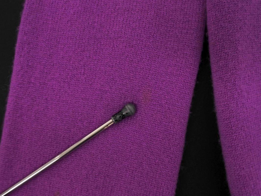 ドゥロワー ラベンダー 長袖ニット　1 ドゥロワー ラベンダー 長袖ニット 1 DRAWER（ドゥロワー） 長袖ニット