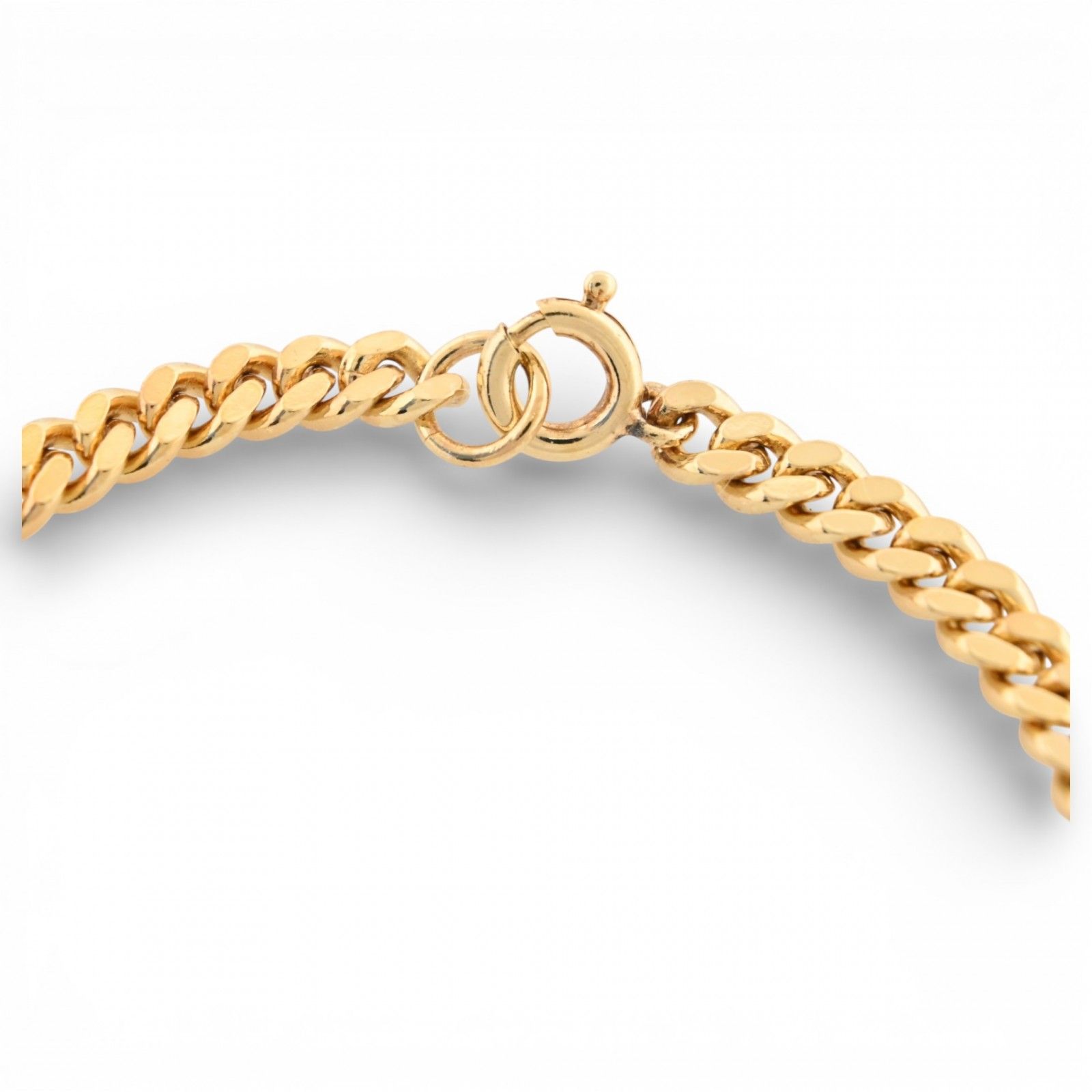 ディオール CDロゴ 喜平チェーン ブレスレット ゴールド Bランク