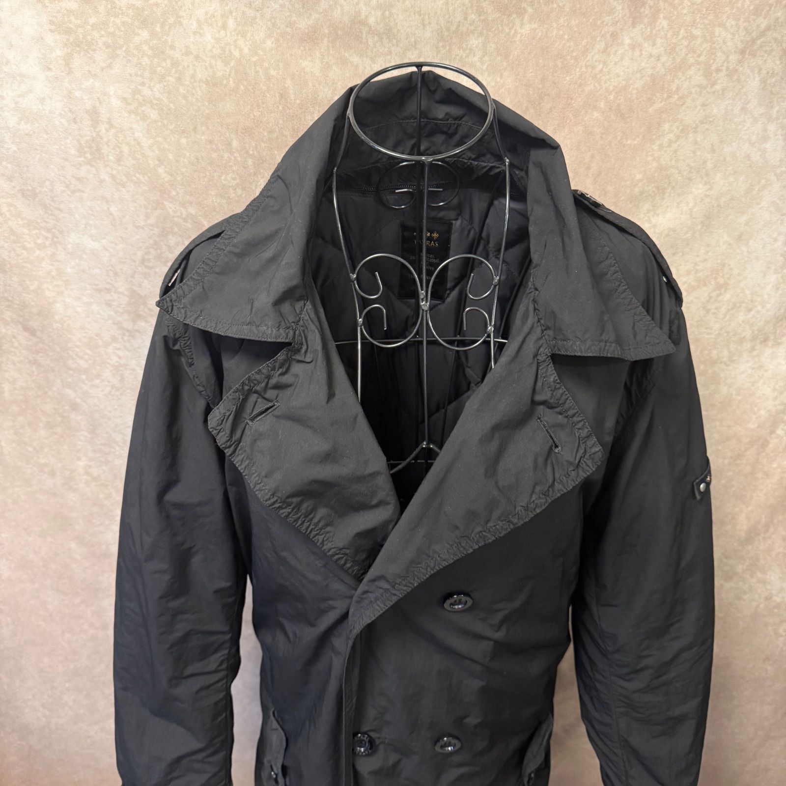 TATRAS タトラス ダウンライナー付き トレンチコート ブラック 05 XL